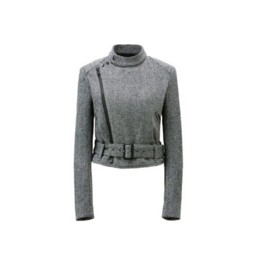 Carine Roitfeld x Uniqlo Tweed Motor Jacket